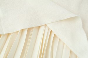 TAOP&ZA 2026 Nuovo Abito <span class=keywords><strong>Midi</strong></span> Estivo Elegante e alla Moda con Scollo a V, Monopetto, in Maglia Plissettata a Maniche Corte 048 - Product Image 6