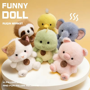 Personnalisé 16cm Unisexe Super Doux Soulagement Du Stress Petit Jouet En Peluche Mignon <span class=keywords><strong>Lapin</strong></span> <span class=keywords><strong>Lapin</strong></span> Animaux En Peluche PP Coton Cadeau D'anniversaire - Product Image 5
