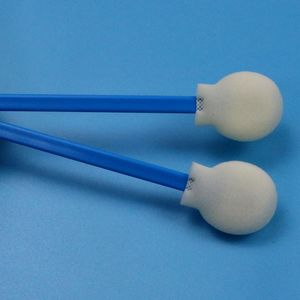 Éponge à tête ronde de 30 mm sans peluches, bâtonnet de nettoyage circulaire en mousse pour salle blanche - Product Image 6