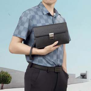 Cartera de Negocios para Hombre de Alta Calidad, Gran Capacidad, Cuero Genuino, Antirrobo, con Bloqueo por Contraseña - Product Image 5