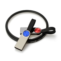 Clé USB personnalisée en gros avec logo, mini clé USB en métal, clé USB créative, 2 Go-128 Go, haute vitesse, clé USB mémoire flash