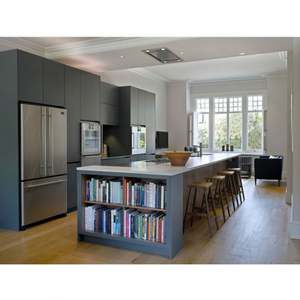 Modern Home Furniture Full Wood Kitchen <b>Cabinets</b> Ready Assemble Pantry Storage Designs MDF Marble Laminate Includes Faucet Hinge - Product Image 4