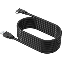 Cable de Carga Rápida USB 3.2 Gen1 Tipo-C de 16 pies (3M/5M), 20V 60W 3A, Diseño en Ángulo Recto Personalizado para Auriculares VR y Conexión a Impresora