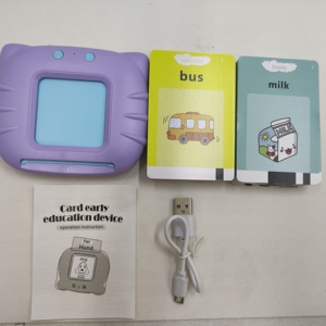 Cartes flash parlantes officielles « Premiers mots » avec lecteur électronique, 224 mots, jouets éducatifs et jouets pour tout-petits pour filles et garçons - Product Image 3