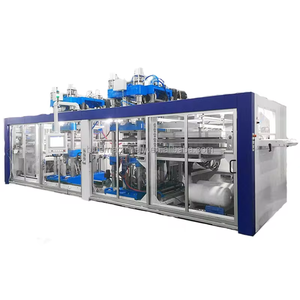 3合1 <span class=keywords><strong>4</strong></span>合1塑料翻盖包装果蛋盒育苗托盘盖板花盆成型真空成型制造机 - Product Image 3