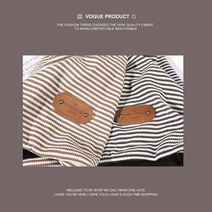 หมวก Rasta reggae สีขาวสำหรับผู้ใหญ่หมวกลายทางของผู้ผลิตพร้อม POM BOOS พิมพ์ดิจิตอลสำหรับการเดินทาง - Product Image 5