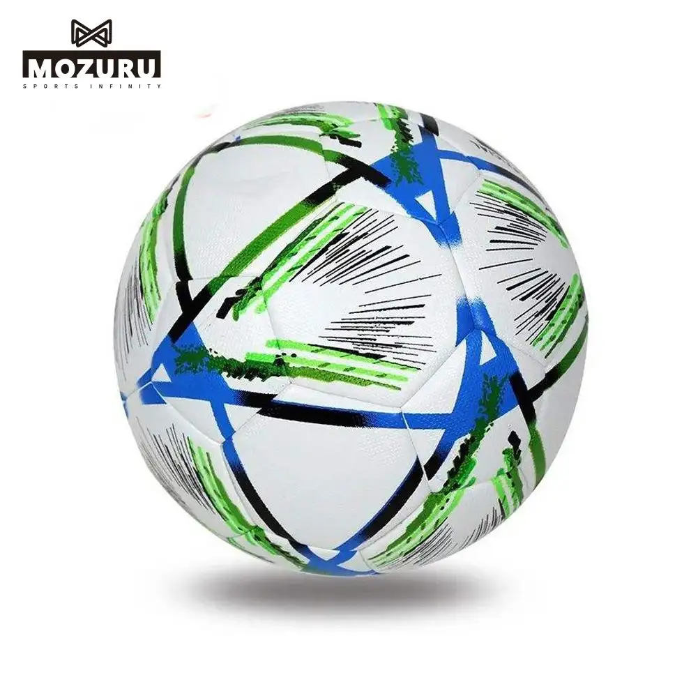 Оптовая продажа, новый дизайн, профессиональный размер 5, 4, полиуретан, склеивание, высококачественный клубный тренировочный мяч, футбольные мячи, футбольные мячи