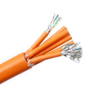 Cat5e Cat6 Cat6A 6in1 6*4pair 24 pair lan cable customization stranded network cable