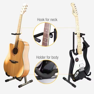 GS720 Yinyu ขาตั้งกีตาร์ A-Frame ทนทานพร้อมการป้องกัน EVA สำหรับสตูดิโอและการแสดงบนเวที - Product Image 2