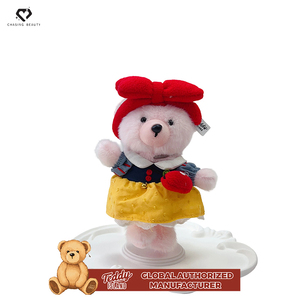 Teddy ISLAND Orsetto <span class=keywords><strong>di</strong></span> Peluche Rosa con Abito da Principessa, Berretto Rosso e Ciondolo Mela, Giocattolo da Fiaba Autorizzato Globalmente, Regalo per Bambine e Feste - Product Image 6