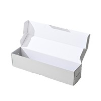 Vente en gros de boîtes d'emballage en carton ondulé imprimé de petite taille avec logo personnalisé Boîte d'expédition de vêtements en carton pour les soins de la peau
