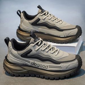 Chaussures de marche pour hommes à enfiler avec doublure en coton, semelle extérieure en TPU légère et amortissante, antidérapante, tige en PU et maille pour le travail quotidien - Product Image 3