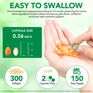 Solotree Knoflookolie <span class=keywords><strong>Softgel</strong></span> Capsules Verbeteren het Immuunsysteem Verbeterde Botdichtheid Oudere Knoflookextract Verbeterde <span class=keywords><strong>Softgel</strong></span> - Product Image 6