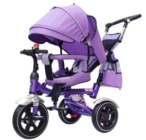 New design children's tricycle 2 in 1 kids tricycles trike safe kids 3-wheels bike pedal baby triciclo
