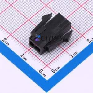 43640-2R Housing (Wire-to-Board / Wire-to-Wire) P=3mm Connector ( Jack Structure: 1x2P )( Pitch: 3mm )( Number of Rows: 1 ) - Product Image 1