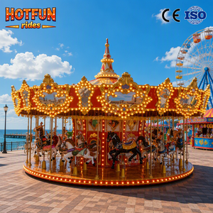 <span class=keywords><strong>Manège</strong></span> d'extérieur vintage pour 24 personnes avec certification CE ISO pour parcs d'attractions et fêtes foraines - Product Image 5