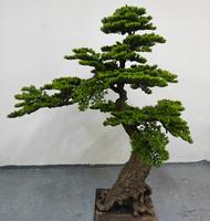 Chinesischer Künstlicher Bonsai-Kiefernbaum Hochrealistische Nachbildung einer Kiefer für Innen- und Außenbereich Garten- und Landschaftsdekoration