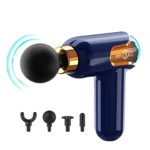 Pistolet de massage vibrant 9 vitesses pour usage sportif, mini-appareil de massage musculaire profond, machine de remodelage corporel complète pour le fitness - Product Image 1