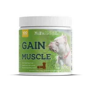 Muscle Pet Bully Development Muscle Gain Supplement High Protein Strengthens Immune Nutritional Muscle Dog Supplements