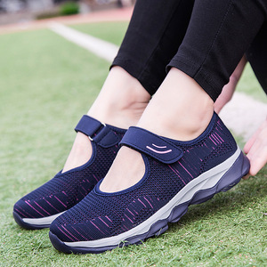 <b>Women</b> Summer Mesh Walking <b>Shoes</b> Soft Rubber Sole Breathable Lightweight Fitness <b>Shoes</b> <b>For</b> <b>Elderly</b> Mothers - Product Image 3