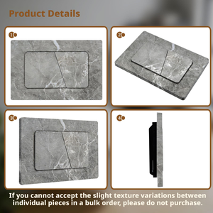 Plaque de commande de chasse d'eau WC à double fonction, compatible avec Geberit, modèles Sigma 01, 20, 30, UP300, UP320 – Pièce de rechange - Product Image 3