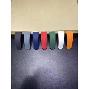 Correa de caucho FKM de lujo transpirable de ajuste personalizado 4130 Day-Ton vs. Clean C+ de 22 mm con liberación rápida <span class=keywords><strong>para</strong></span> relojes deportivos y de buceo de la serie - Product Image 4