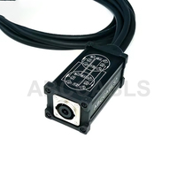 Kabel Adaptor Konektor Female 4 Saluran Tipe Speakon ABCCABLS Kotak Sambungan Speaker Audio Profesional Tembaga Tahan Api