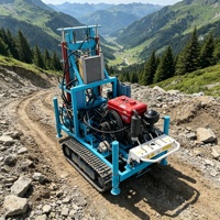 Machine de forage de puits d'eau portable avec commande simple et fonctionnement flexible pour les besoins en eau des fermes