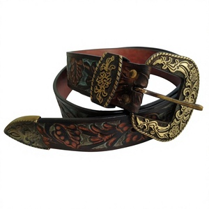 BS INTERNATIONAL - Hebilla Cuadrada de Acero con Correa de Cuero Vacuno Personalizable OEM de Estilo Vintage para Hombre/Mujer, Trenzada y Ecológica - Product Image 2