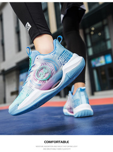 รองเท้าบาสเก็ตบอลผู้ชาย แบรนด์โลโก้สั่งทำพิเศษ ปี 2024 ไซส์ 35-45 ใส่สบาย เหมาะสำหรับวิ่ง เดิน ออกกำลังกาย แฟชั่นฤดูใบไม้ร่วง - Product Image 5