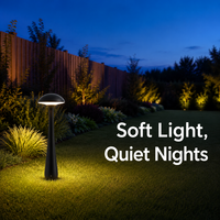 Lampe de jardin LED extérieure moderne, étanche, pour villa, pelouse, cour, allée, bord de piscine, éclairage décoratif