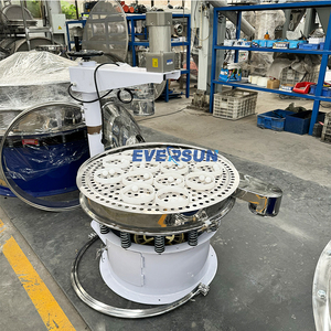 רב-שכבתי רוטרי מסך פריקה אוטומטית חומר נירוסטה רוטט מכונת סינון - Product Image 4