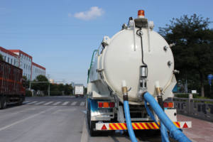 <span class=keywords><strong>Prix</strong></span> d'usine, OEM personnalisé, semi-remorque à vide en acier à 3 essieux, 32CBM, pour le nettoyage des égouts, aspiration des boues, semi-remorque à porte arrière, ouverture hydraulique - Product Image 4