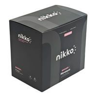 Caja de Embalaje Cosmético Plegable, Ecológica y Biodegradable, con Laminado Mate, Fabricada en China, Kit de Maquillaje Negro