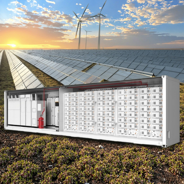 Solar Panel System 2mw Solar Power Plant on Grid 1Mwh 2mwh 4mwh Energy Storage Container 1mw Pv Project