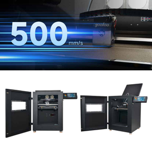 หัวฉีดอะลูมิเนียมแบบกำหนดเอง Goofoo Turbo-m ห้องทำความร้อน 450 องศา ความร้อน 80 องศา ความเร็วสูง 160 องศา 350 มม./วินาที PLA รับประกัน 1 ปี เครื่องพิมพ์ 3 มิติ รุ่นใหม่สำหรับห้องปฏิบัติการ - Product Image 2