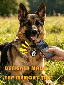 Etiqueta Inteligente NFC Antipérdida para Mascotas, Etiqueta Ligera para Collar de Perro, Recuerdo de la Memoria de tu Amado Animal - Product Image 3