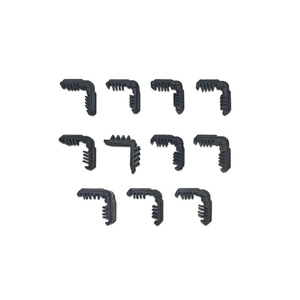 Aluminum Spacer Corner Connector L-Angle 6mm-<b>18mm</b> Plastic For Curtain Wall System - Product Image 1