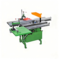 Machine à bois multifonctionnelle combinée 300 mm : Scie à table, raboteuse, mortaiseuse, machine à découper et à raboter le bois polyvalente