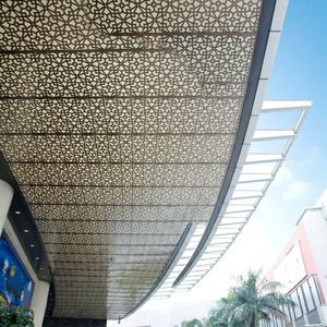 Contemporary Aluminum <b>Curtain</b> Wall <b>Panel</b> Powder Coated Anti-Corrosion Building Exterior Cladding - Product Image 1
