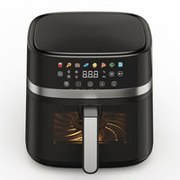 Friteuse à air numérique Aifa Home Kitchen avec écran tactile, contrôle précis de la température, menus multiples
