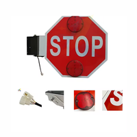 DC 12V 24V sécurité routière publique LED clignotant panneau de signalisation de lumière d'arrêt d'autobus scolaire pour l'utilisation de la chaussée