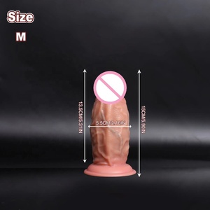 Dildo en silicone sans testicules, pénis artificiel pour femmes, dispositif de plaisir personnel, pénis en silicone souple, produits pour adultes en gros - Product Image 3