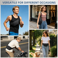 Sac banane bandoulière réglable pour femmes et hommes, idéal pour la course, les voyages et les activités sportives en extérieur