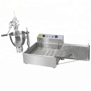 Production de Snacks Automatique Fabrication de Puff Puff avec Distributeur de Pâte et Friteuse Thom <span class=keywords><strong>Thun</strong></span> Doun Mini Machines à Frire des Donuts - Product Image 5