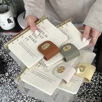 Carnet à anneaux de haute qualité pour femmes et filles, avec logo personnalisé, en PVC transparent, mignon, souple, planificateur, journal, spirale à feuilles mobiles