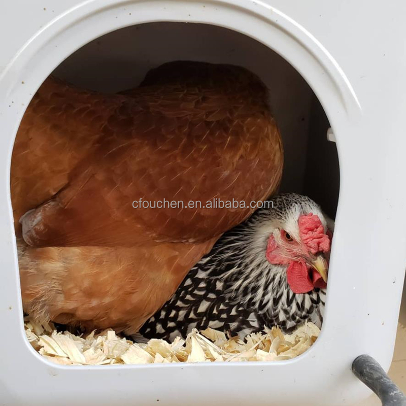 Ouchen plastic single chicken nesting box nest box chicken house for