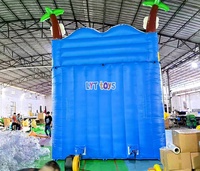 Toboggan aquatique gonflable avec piscine, toboggan aquatique commercial en PVC, équipement de jeu extérieur géant pour enfants et adultes, idéal pour les fêtes