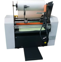 Laminateur compact à chaud et à froid 330 mm, machine de plastification thermique automatique à rouleaux avec arrêt automatique pour usage bureautique A3/A4