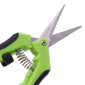 Sécateur en acier inoxydable, capacité de coupe de 5 mm, outil de jardinage manuel vert pour verger et usage extérieur - Product Image 2